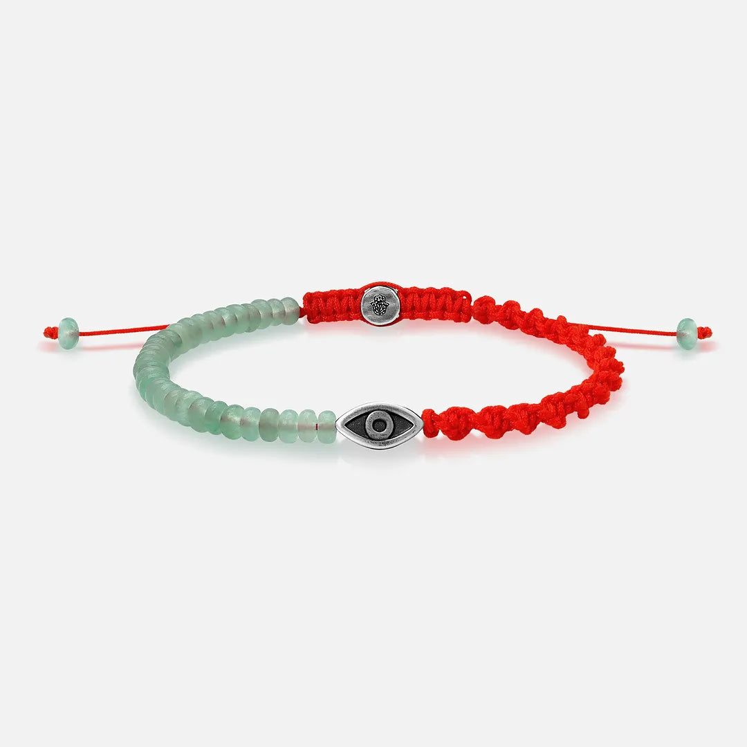 Successful Endavors Jade Evil Eye Red String Bracelet