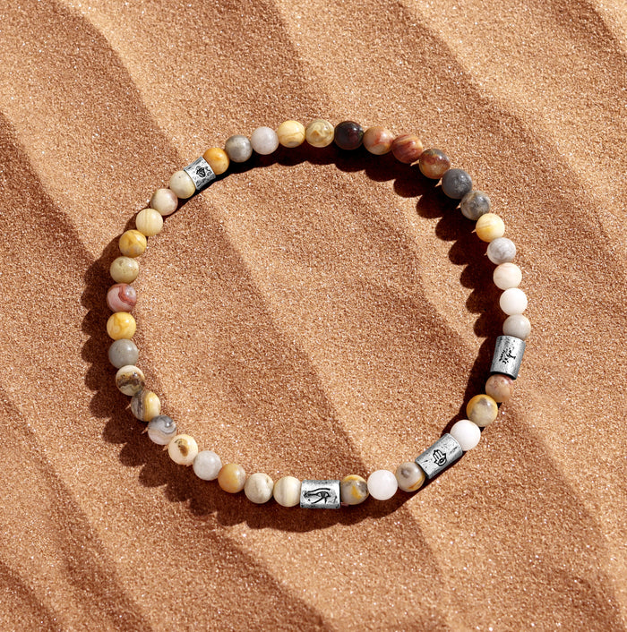 Inner Strength African Opal & Jasper Bracelet