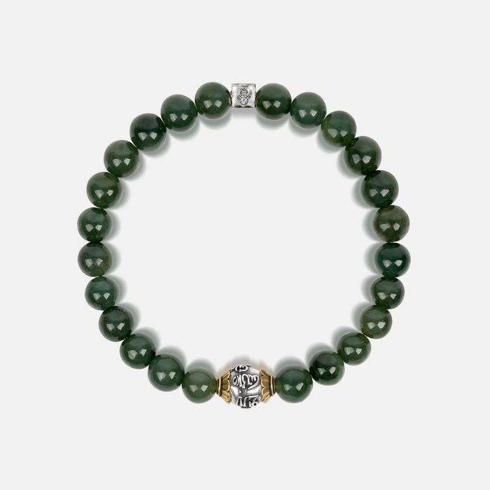 Tranquil Spirit Jade Mantra Bracelet