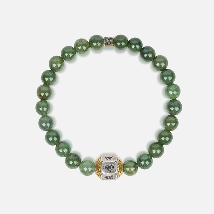 Words of Wisdom Jade Mantra Bracelet