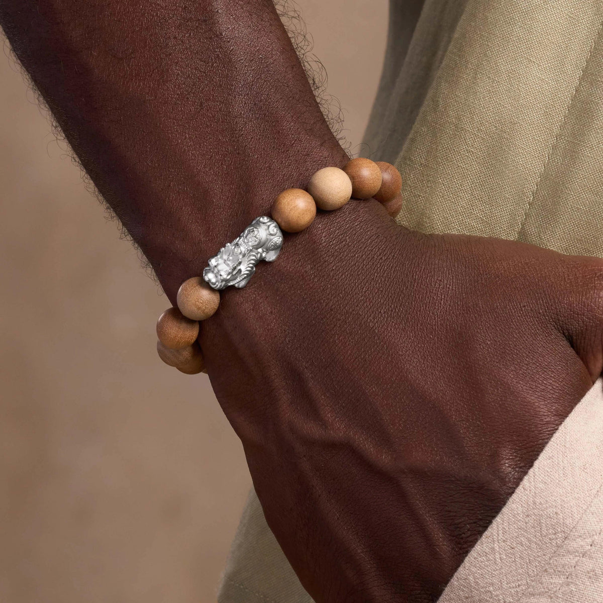 Spiritual Wealth Feng Shui Sacred Agarwood Bracelet