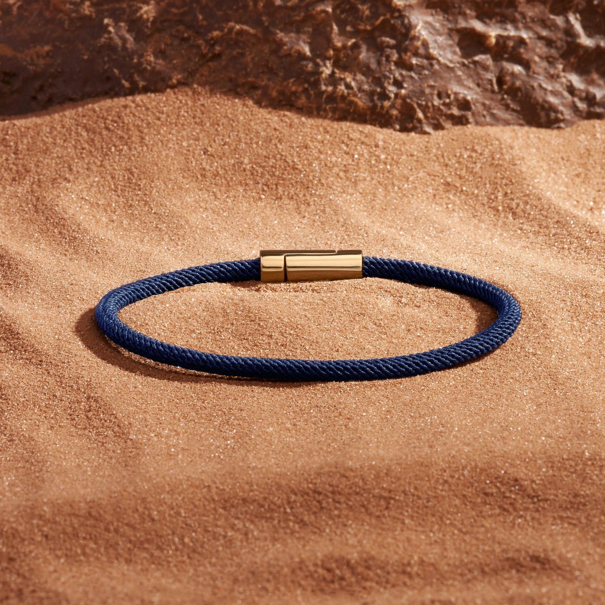 Enduring Peace Blue String Bracelet