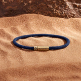 Enduring Peace Blue String Bracelet