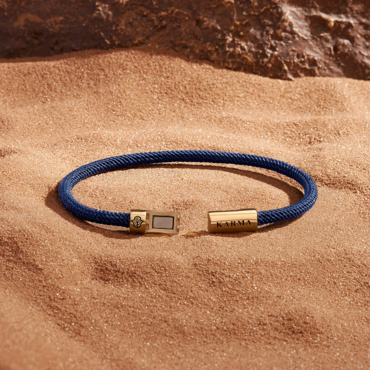 Enduring Peace Blue String Bracelet