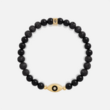 Guardian’s Focus Evil Eye Onyx & Lava Bracelet