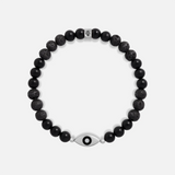 Guardian’s Focus Evil Eye Onyx & Lava Bracelet