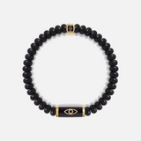 Prosperous Journey Evil Eye Onyx Bracelet