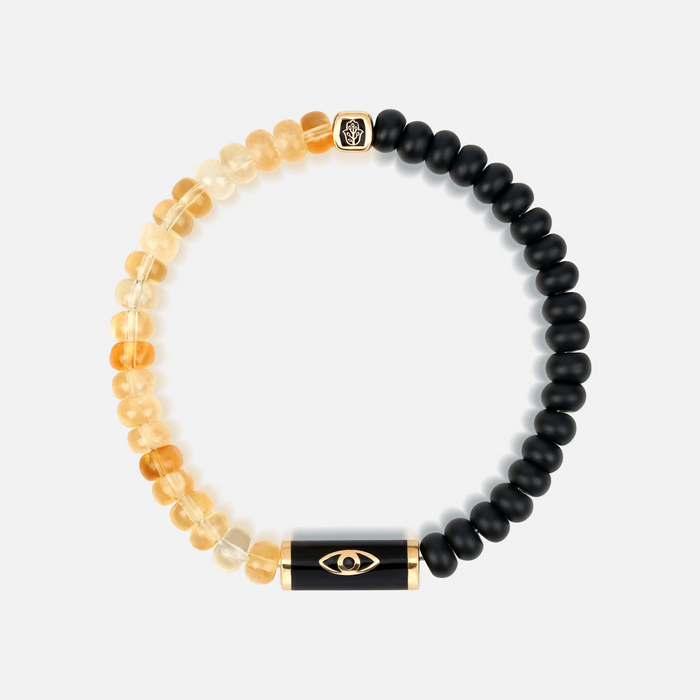 Radiant Joy Citrine Onyx Bracelet
