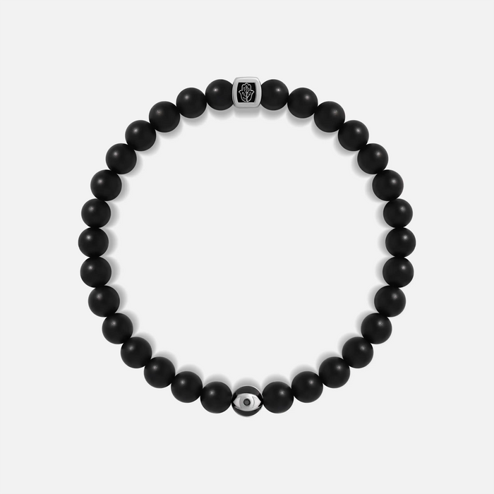Spiritual Insight Matte Onyx Bracelet