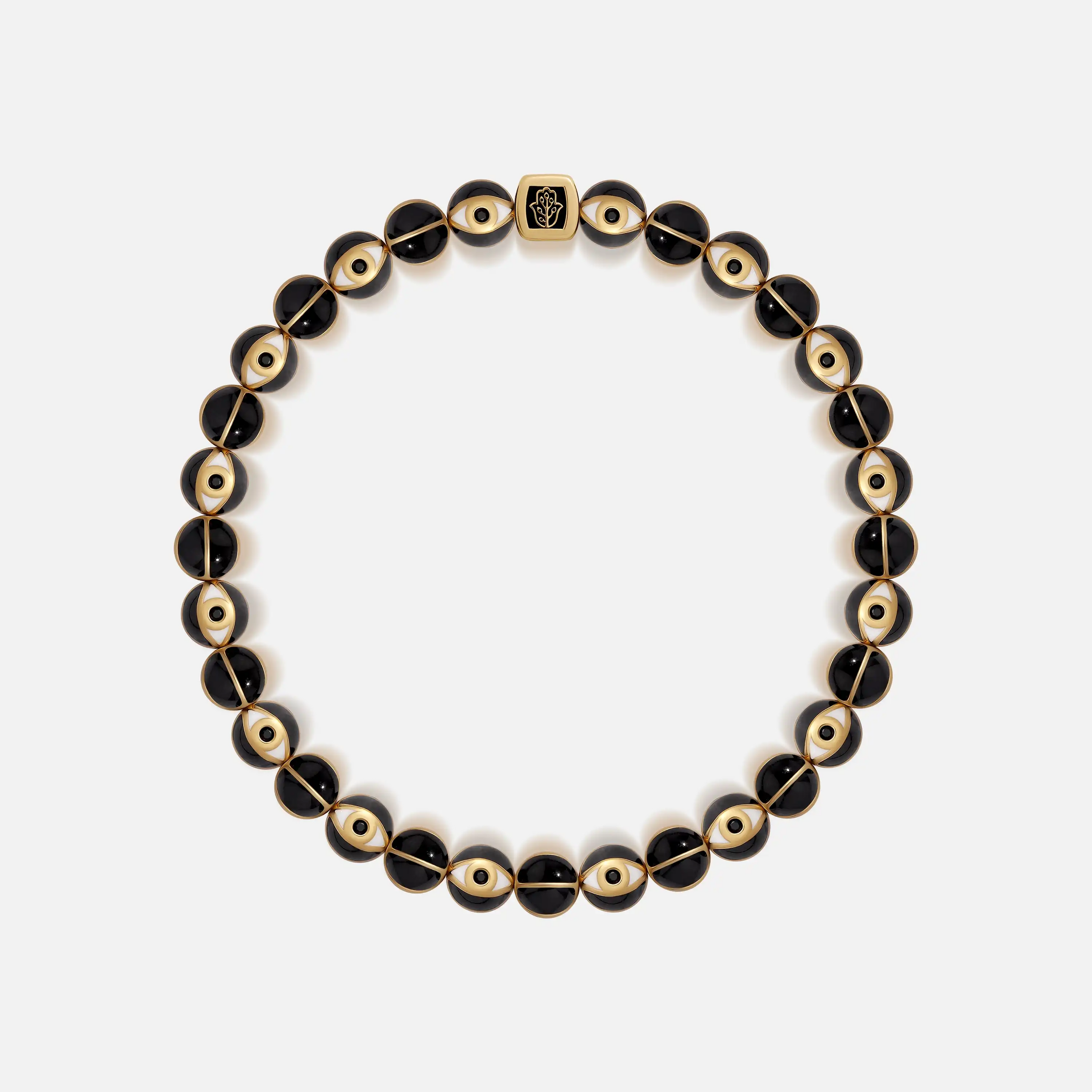 Fiery Guardian Enamel Evil Eye Bracelet