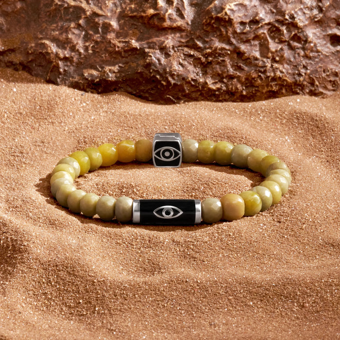 Divine Success Jade & Black Onyx Bracelet