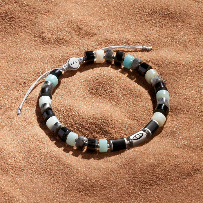 Charming Prosperity Multi-Stone Evil Eye Bracelet