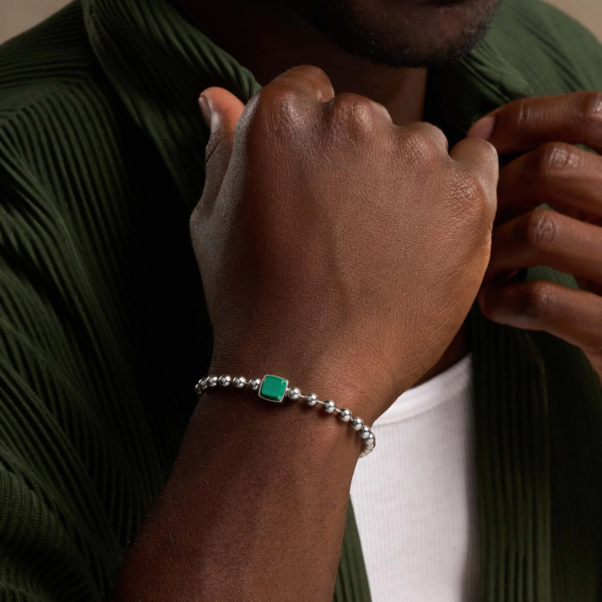 Blissful Essence Malachite Bracelet – image 2