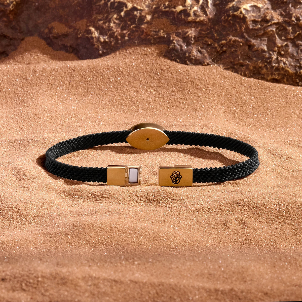 Protective Gaze Onyx Evil Eye Black String Bracelet