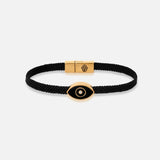 Protective Gaze Onyx Evil Eye Black String Bracelet