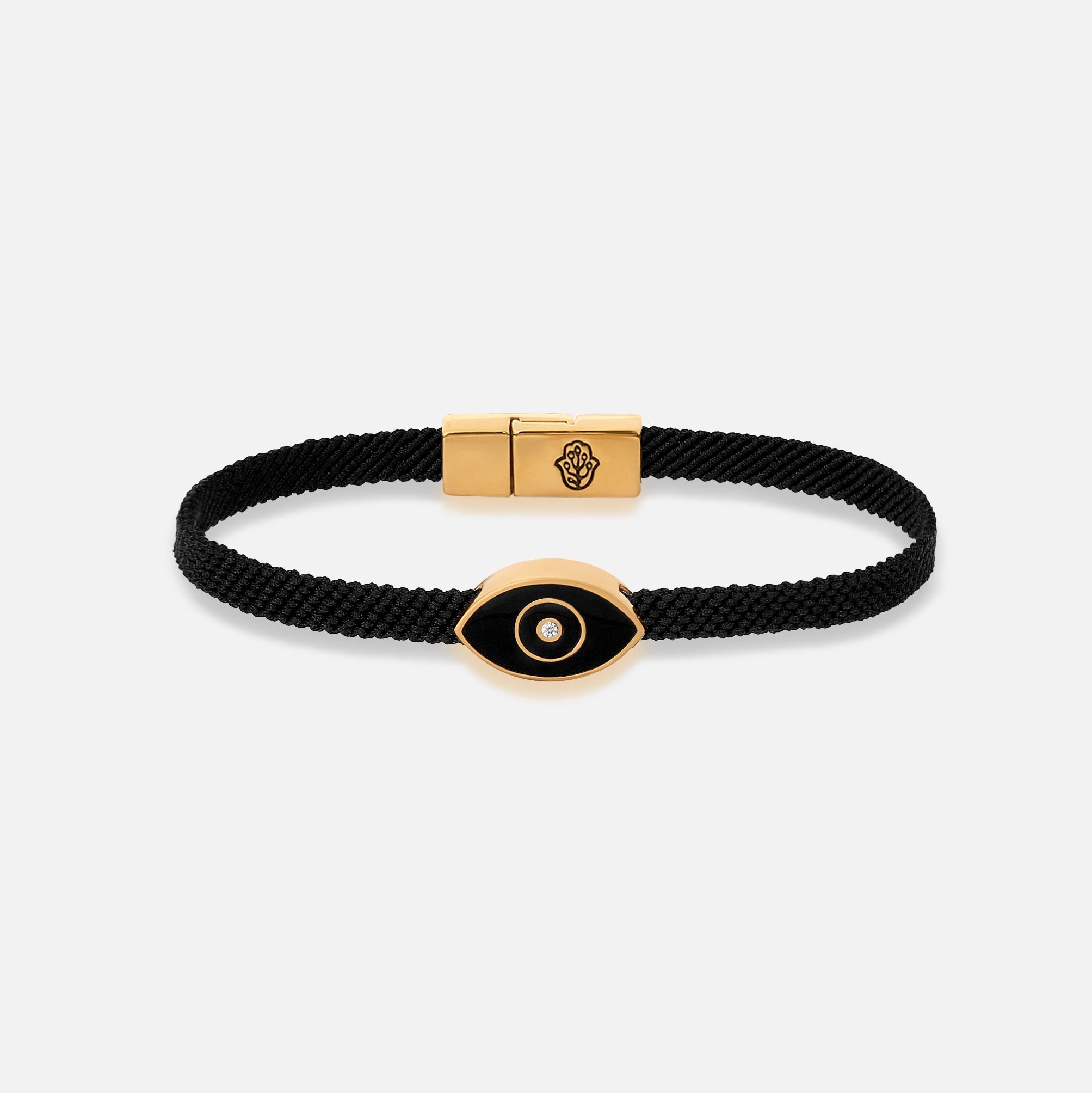 Protective Gaze Onyx Evil Eye Black String Bracelet