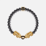 Courageous Ornament Double Dragon Bracelet