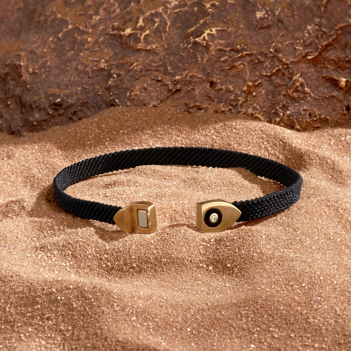 Infinite Success Men’s Evil Eye Black String Bracelet