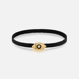 Infinite Success Men’s Evil Eye Black String Bracelet