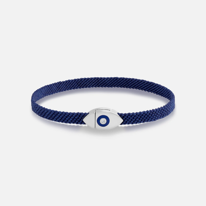 Men's Effortless Calm Blue String Bracelet