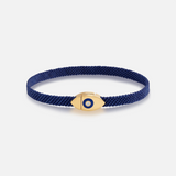 Men's Forward Vision Evil Eye Blue String Bracelet