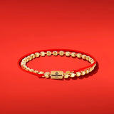 Loyal Companion Gold Hamsa Red String Bracelet