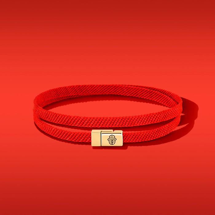 Magnetic Charisma - Red String Wrap Bracelet