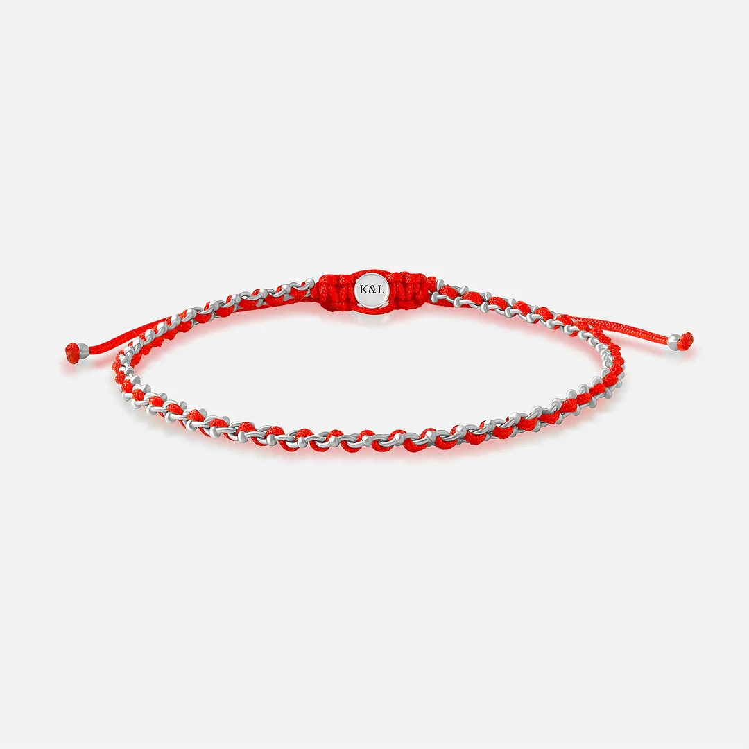 Path of Fortune Red Drawstring Bracelet