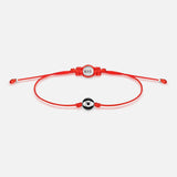 Fierce Protector Evil Eye Red String Bracelet