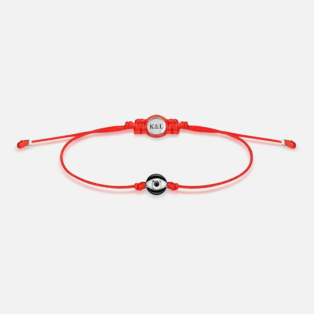 Fierce Protector Evil Eye Red String Bracelet