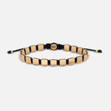 Lucky Spirit Gold Evil Eye Black String Bracelet