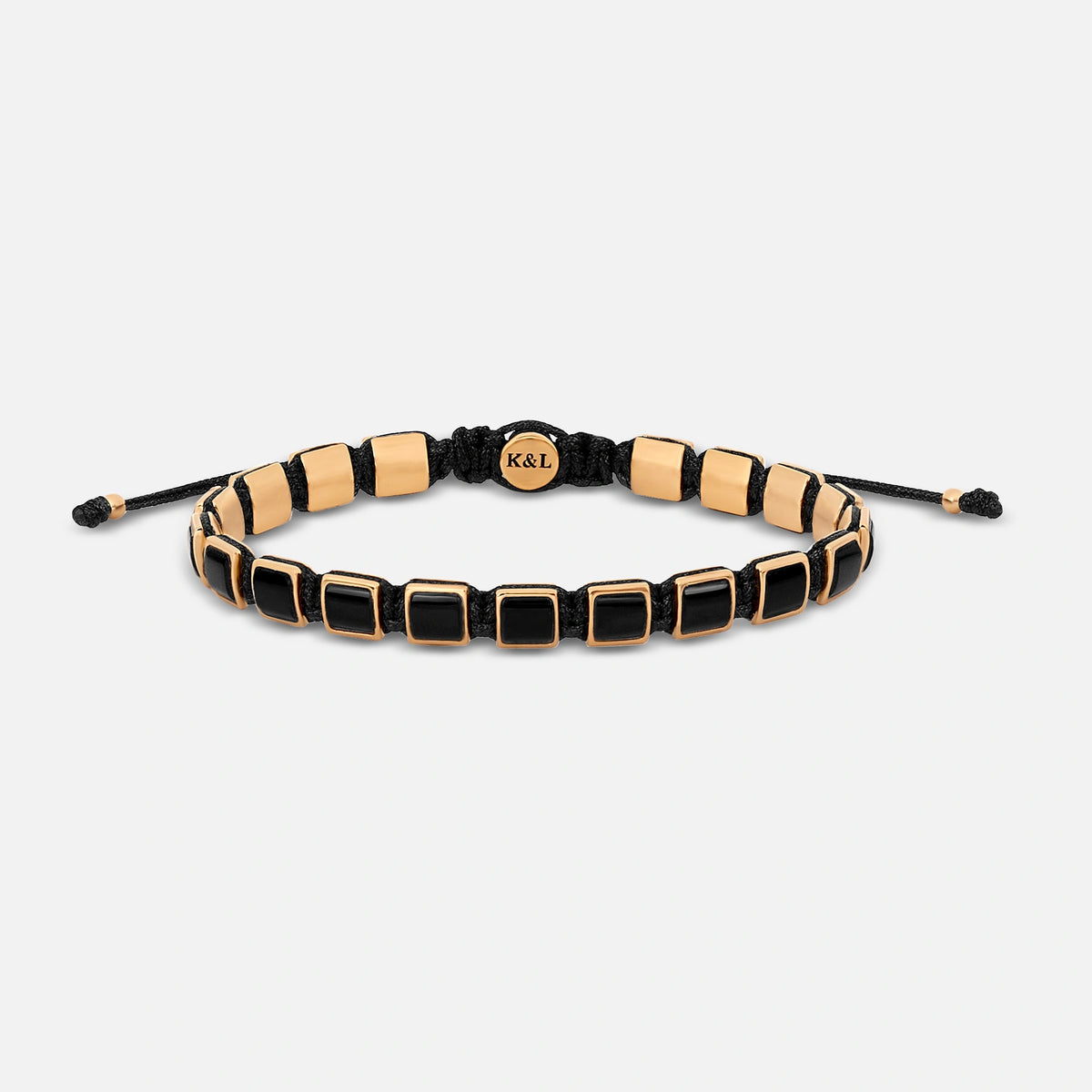 Dream’s Inspiration Onyx Gold Evil Eye Black String Bracelet