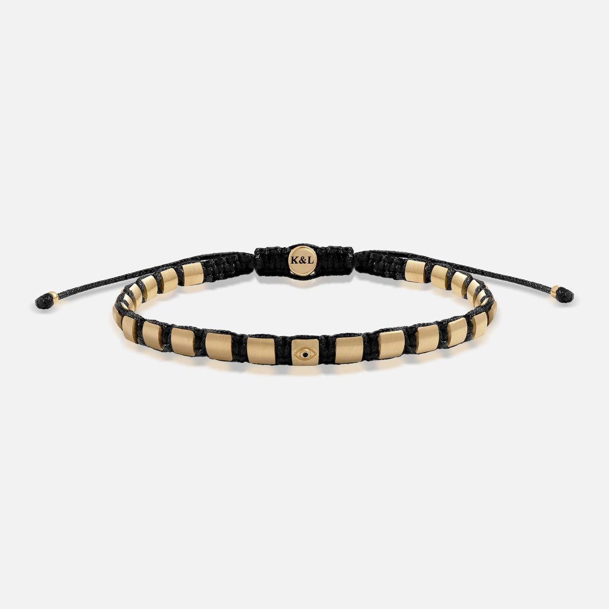Golden Guardian Evil Eye Drawstring Bracelet