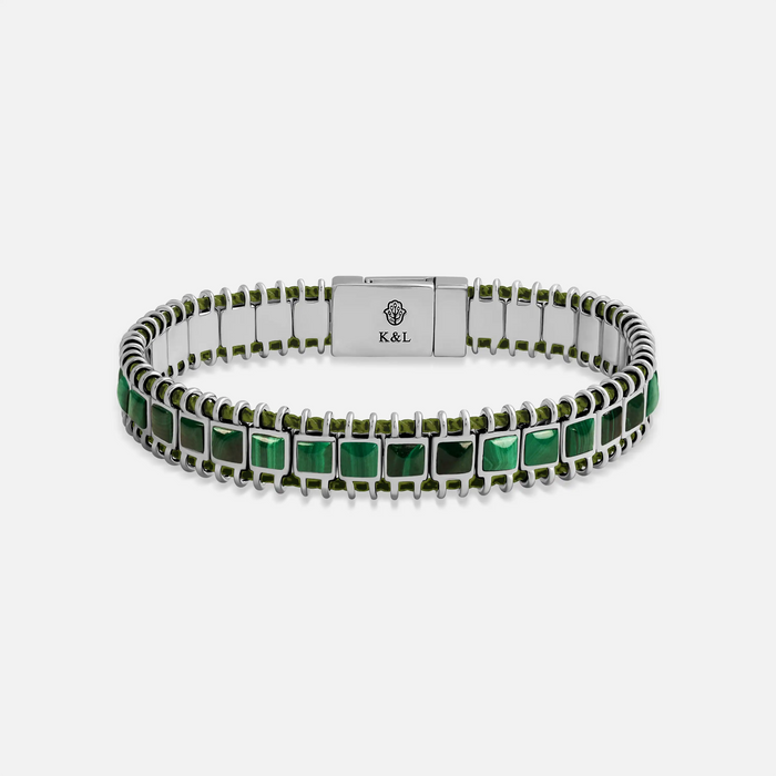 Sacred Grounding Magnetic Green String Bracelet