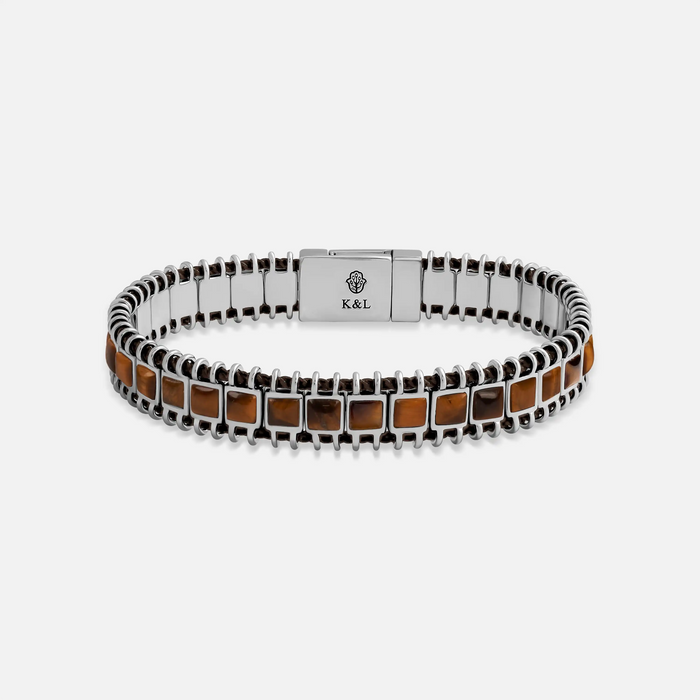 Rooted Ascension Tiger's Eye Magnetic Bracelet