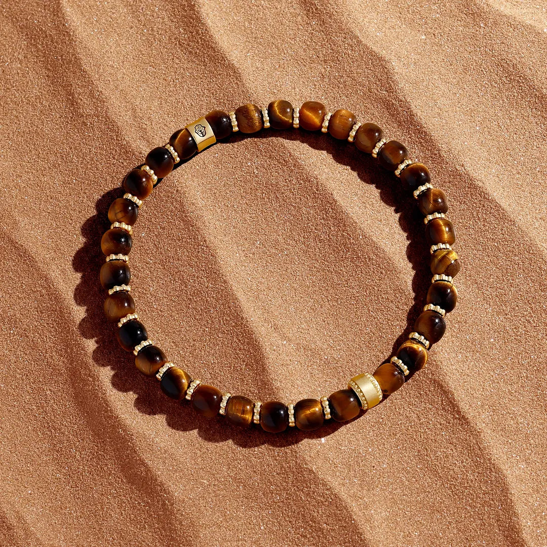 Regal Momentum Tiger's Eye Bead Bracelet