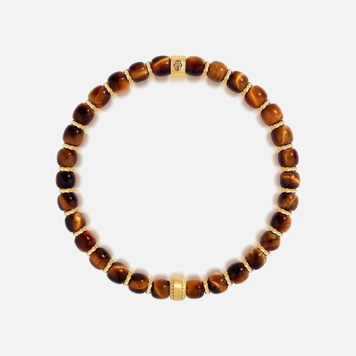 Regal Momentum Tiger's Eye Bead Bracelet