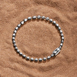 Spirited Wit Sterling Silver Gemini Bracelet