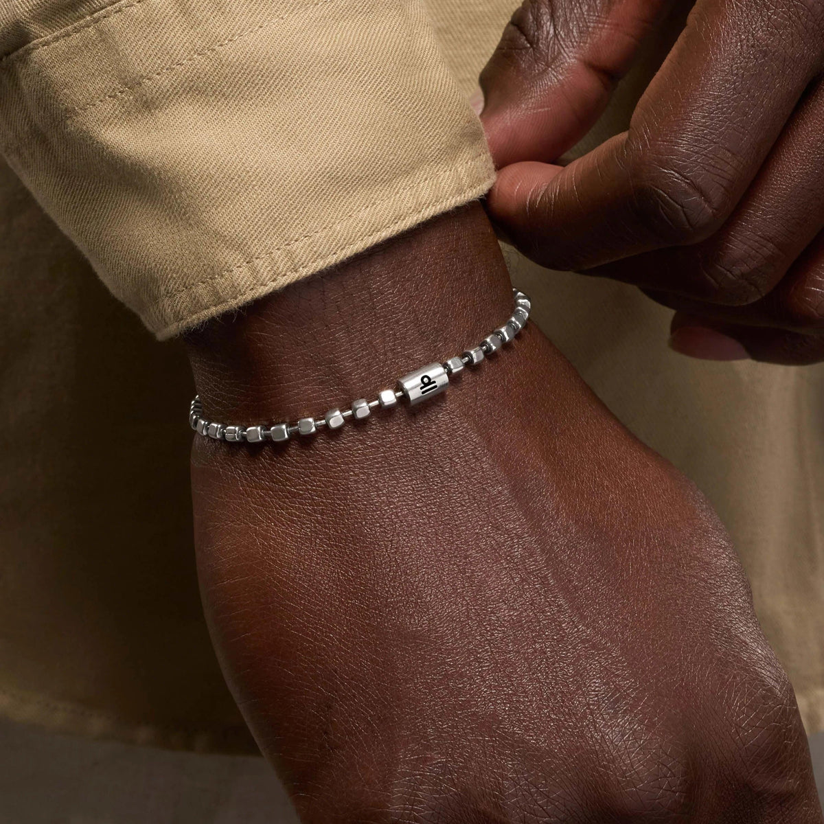 Magnetic Spirit Sterling Silver Libra Bracelet