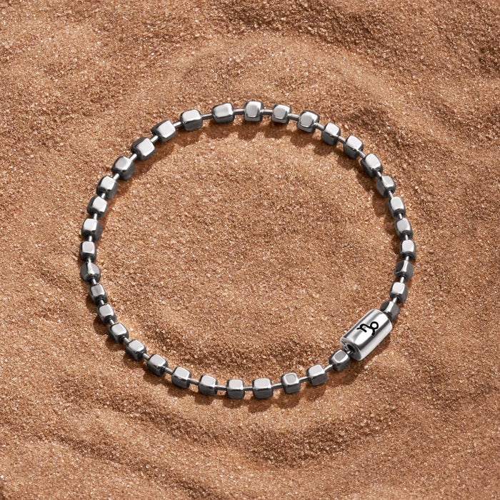Bold Ambition Sterling Silver Capricorn Bracelet