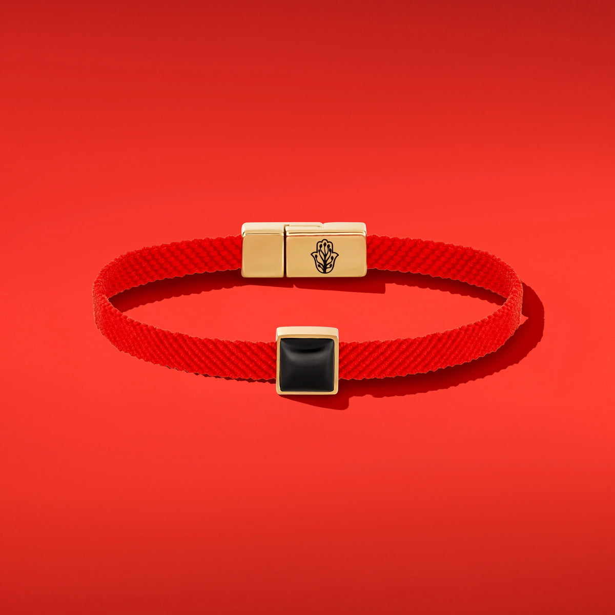 Resilient Renewal - Onyx Red String Bracelet