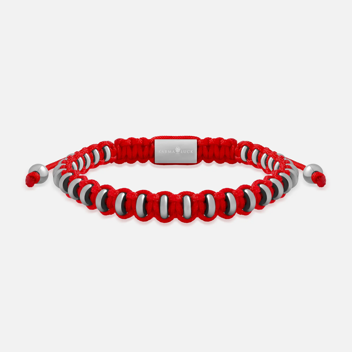 Vital Drive Red Macramé Bracelet