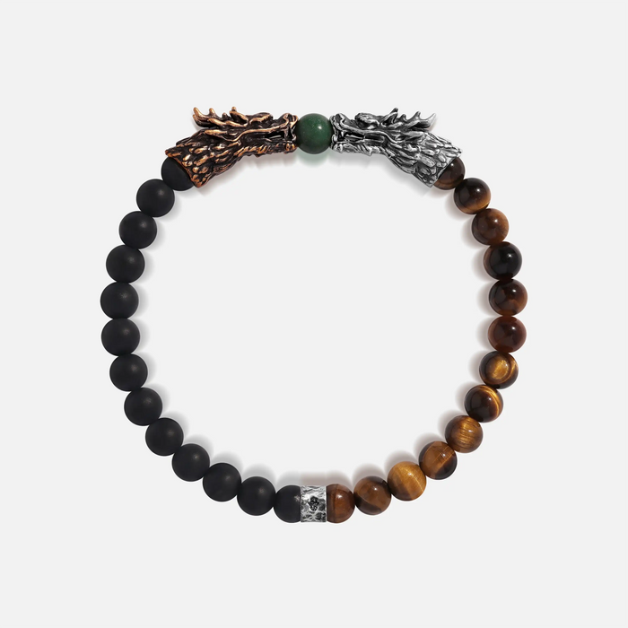 Fulfillment of Potential Multi Stone Dragon Bracelet