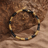 Enlightened Path Onyx Mantra Bracelet