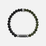 Resolute Spirit Jade & Onyx Men’s Bracelet