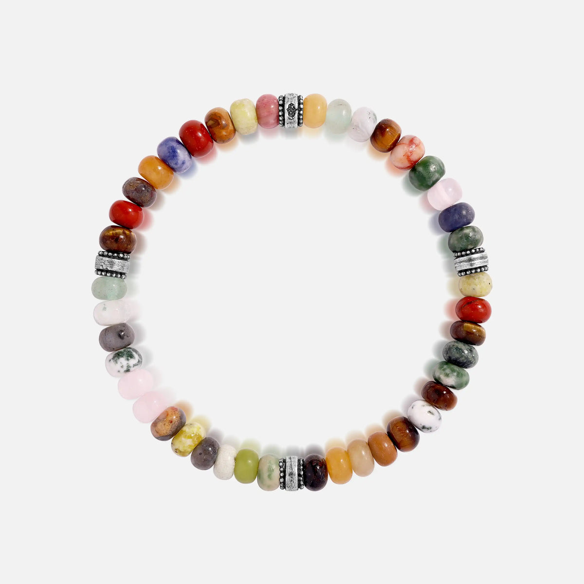 Inner Compass Mixed Agate & Jasper Bracelet