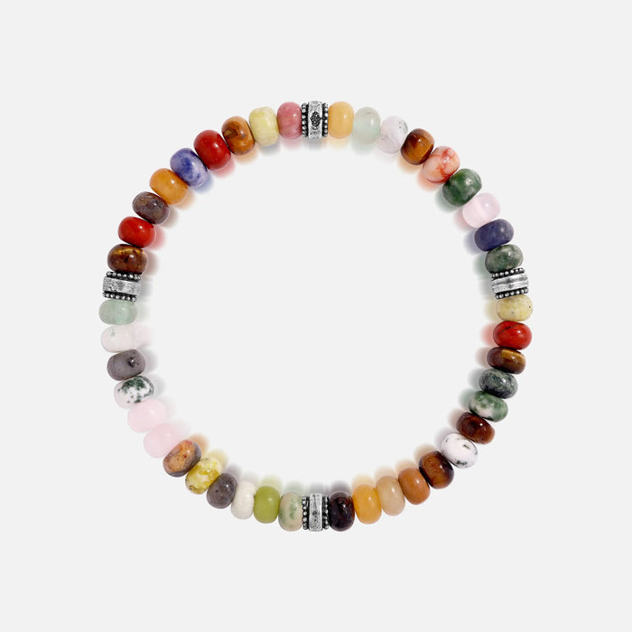 Inner Compass Mixed Agate & Jasper Bracelet