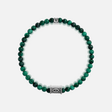 Enchanting Gaze Malachite Evil Eye Bracelet