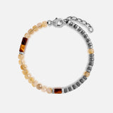 Solar Equilibrium Tiger’s Eye & Citrine Bracelet