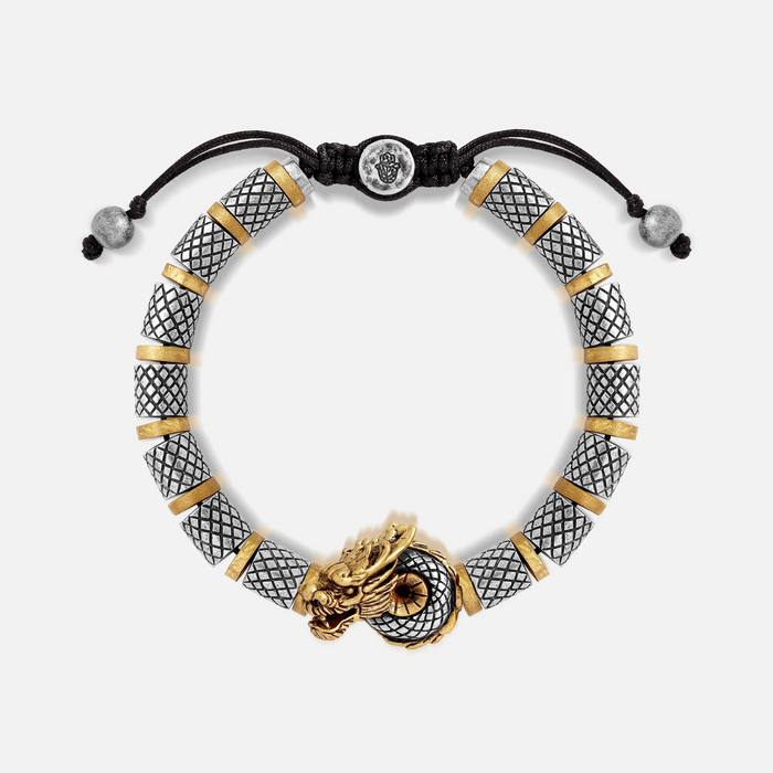 Dragon’s Dominion Macrame Barrel Bracelet